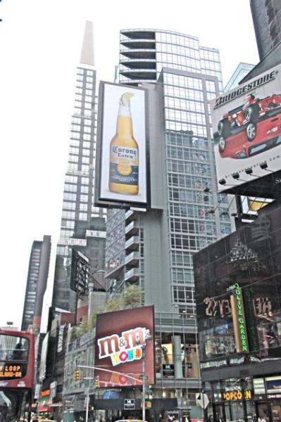 View of Broadway from Times Square