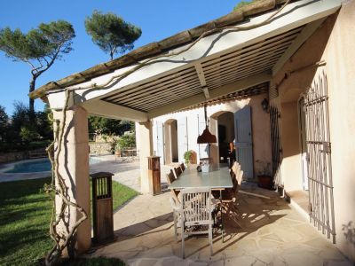 The place to enjoy refreshingly shaded and cool terrace for outside dining