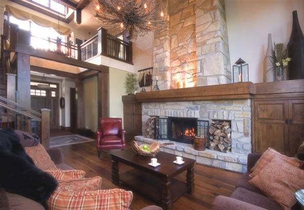 Living Room with Fireplace