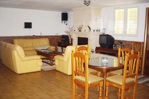 Living Area with Fireplace