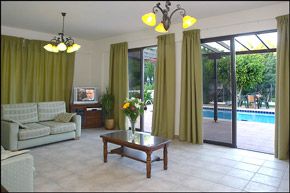 Lounge overlooking Pool