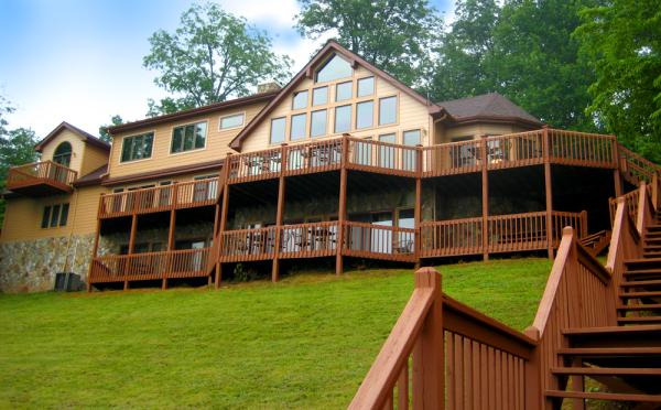 Lake Side of Home