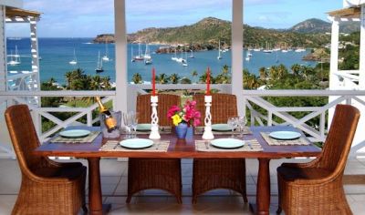 Lime Hill Villa dining area