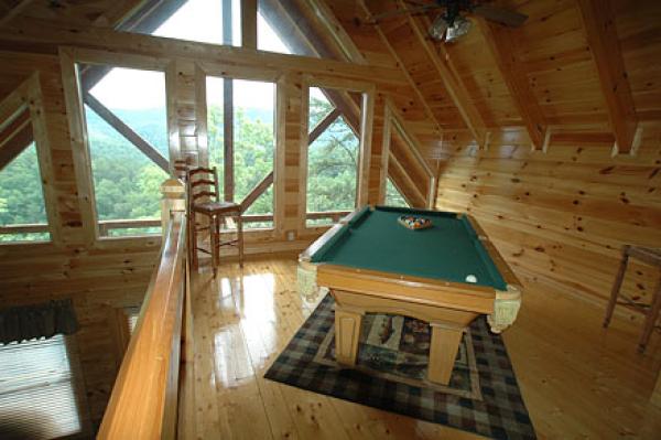 Game Room with Pool Table