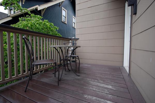 Sunny Deck off living room