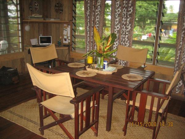 dining area and computer nook