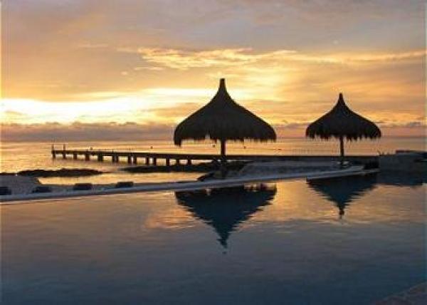 Pool at Dusk (should be a postcard)