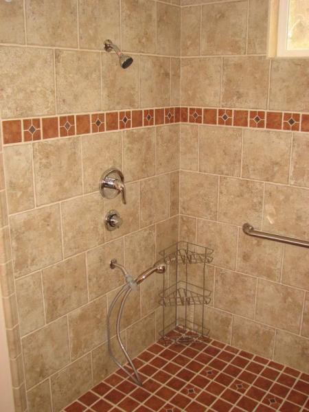 Shower, wheelchair accesible.