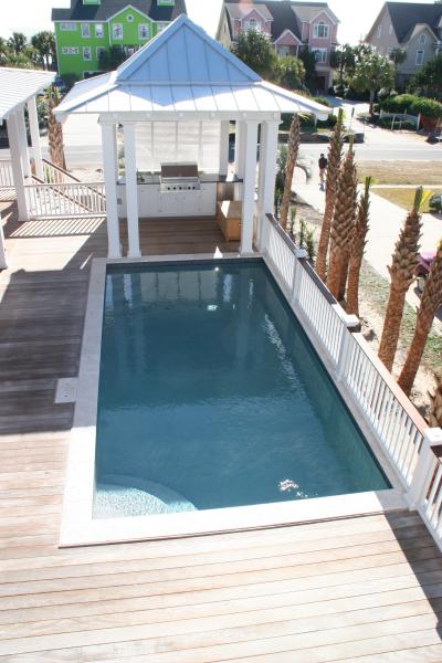 Pool view from 2nd Floor Deck