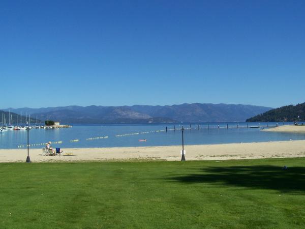 Sandpoint City Beach on Lake Pend O'Reille