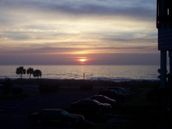 Sunrise from balcony
