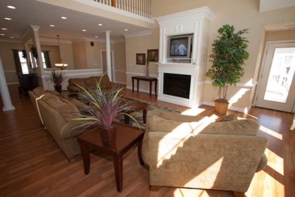 Living Area 2 with Fireplace