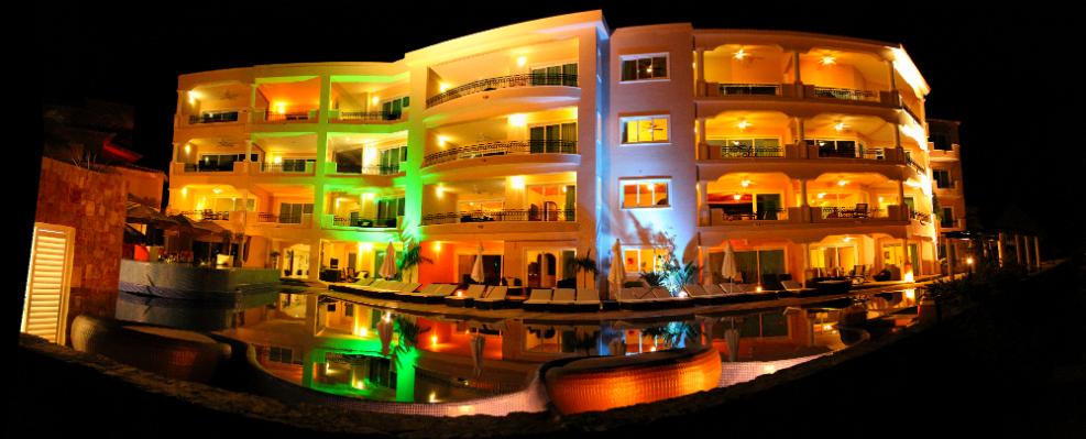 Exterior View at Night