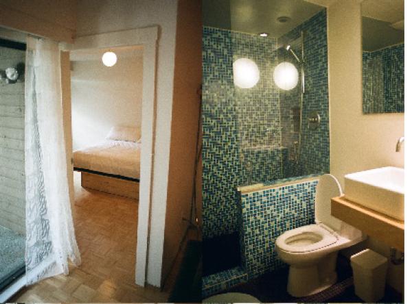bedroom/bathroom