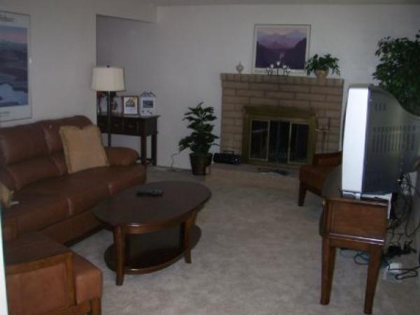 Living Room With Cozy Fireplace