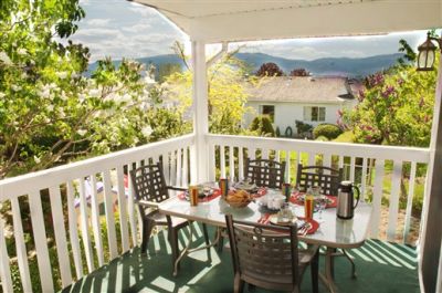 Breakfasts are served on the deck