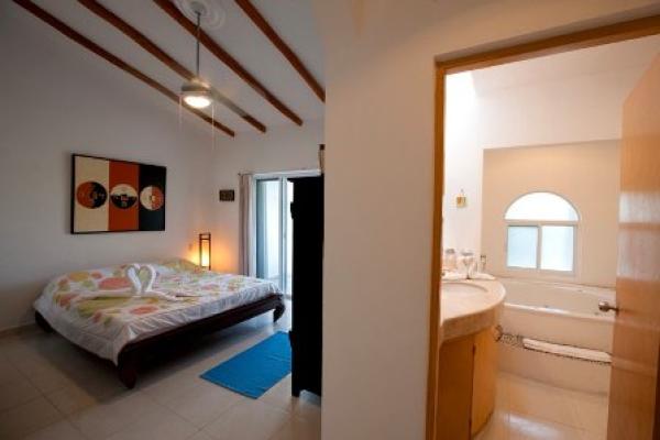 Bedroom with Bathroom View