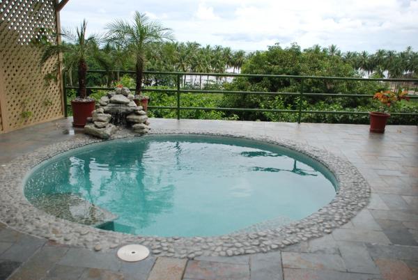 Private Pool overlooking beach and ocean