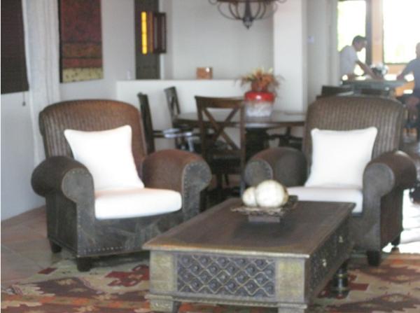 Outdoor living in a roomy family area