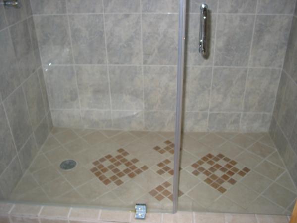 walk-in shower
