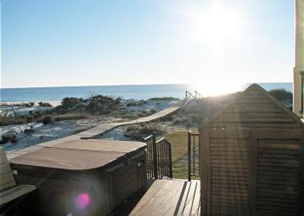 View from Main Level Deck with Hot Tub 