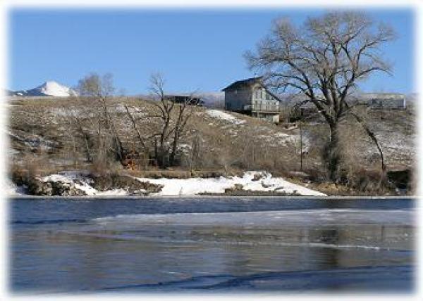 Look at the Home from across Yellowstoone River