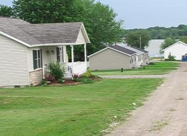 View of Houses from Street to Water