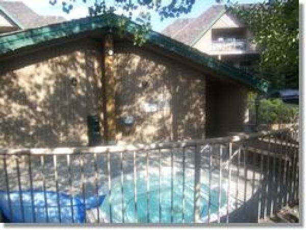 Hot tub & cabana