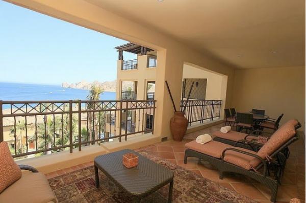 Spacious balcony