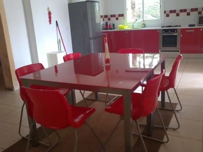 Kitchen and dining area