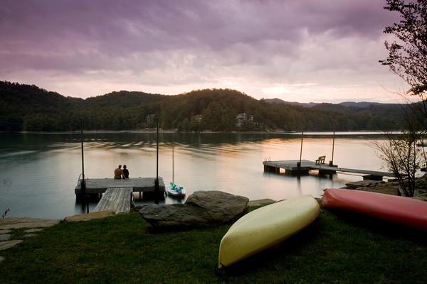 Dusk on Lake Glenville