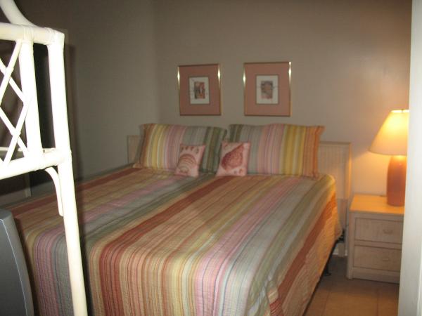 Master bedroom with king bed