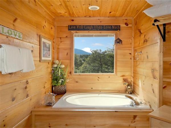 Master Bathroom Jacuzzi with a View