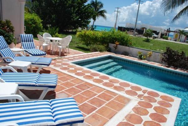 Relaxing at Pool
