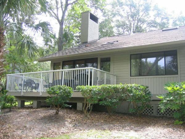 back view of townhouse
