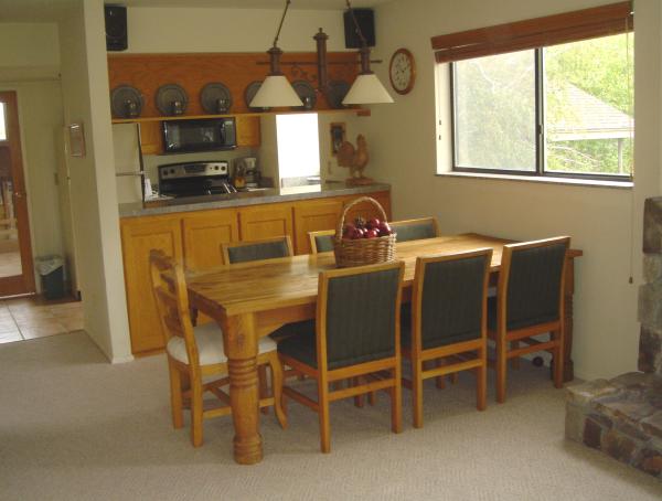 Dining Table With Views of Mountains