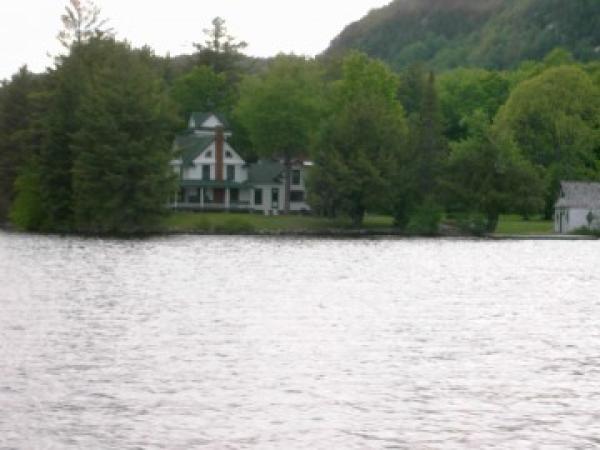 Camp Lawrence from Deck of the Clearwater
