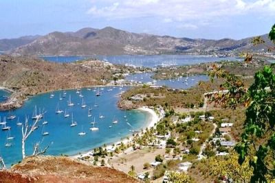 View of English Harbour in Antigua