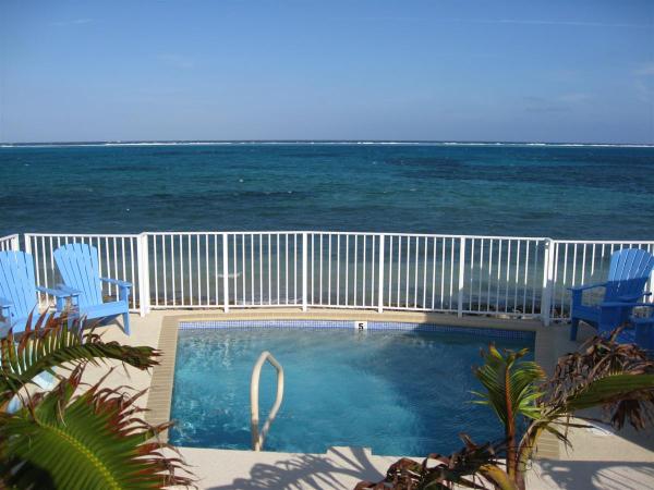 Looking Over the Pool from the End of the Driveway