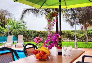 Patio,overlooking pool.