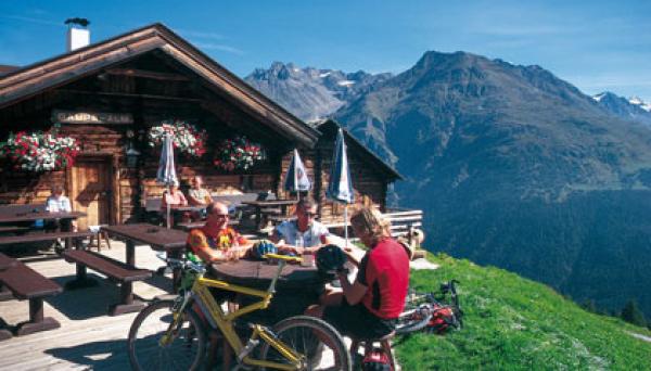 hut in the mountains