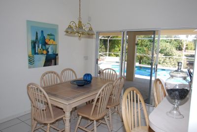 Cape Coral Villa Rental dining area