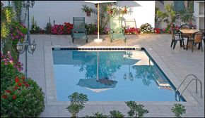  Private pool area.