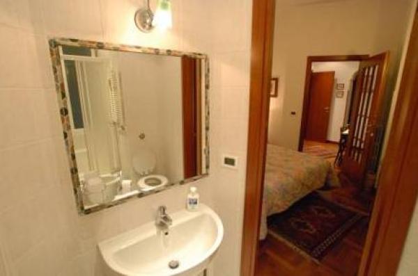 View of Bedroom from Bathroom