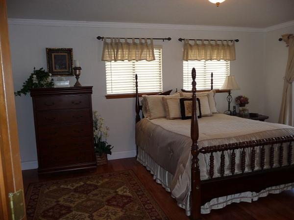 Queen Master Suite with Marble Bath & Private Deck