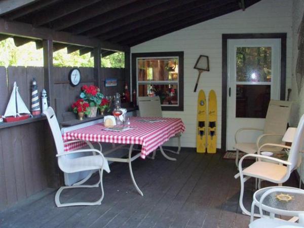 Another Dining Area. Back Deck