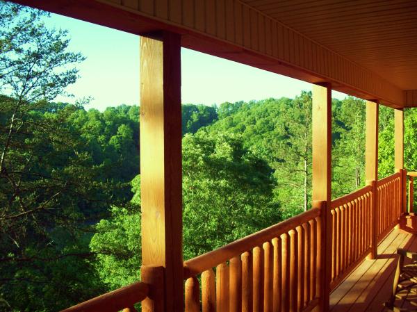 View from master suite private balcony