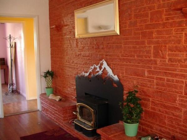 Wood Burning Fireplace, Living Room