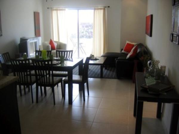 Living Area - access to large front balcony