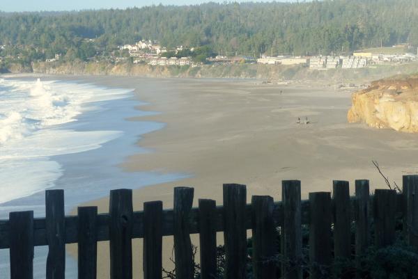 Village of Gualala from the Point Trail